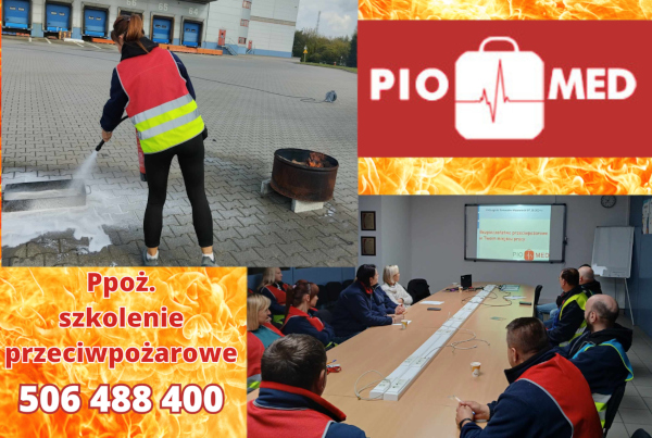 Szkolenie przeciwpożarowe w firmie FM Logistics w Tomaszowie Mazowieckim